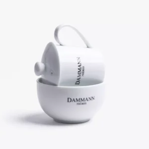 Set Dégustation de thé, porcelaine blanche